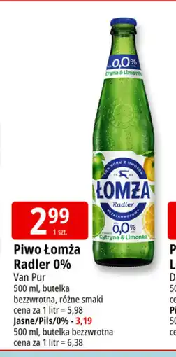 E.Leclerc Piwo Lomża Radler 0% oferta