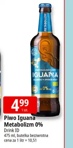 E.Leclerc Piwo Iguana Metabolizm 0% oferta
