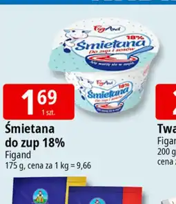 E.Leclerc Smietana do zup 18% Figand oferta