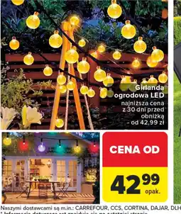 Carrefour Girlanda ogrodowa LED oferta