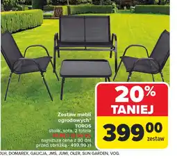 Carrefour Zestaw mebli ogrodowych Toros oferta