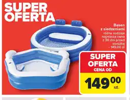 Carrefour Basen z siedzeniami oferta