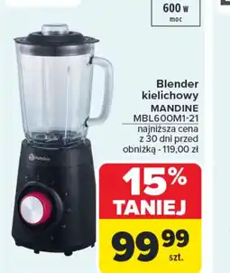 Blender kielichowy Mandine MBL600M1-21