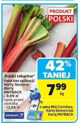 Carrefour Market Rabarbar polski Carrefour Market oferta