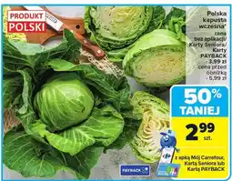 Carrefour Market Kapusta Polska wczesna Carrefour Market oferta
