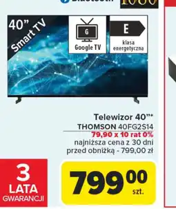 Carrefour Telewizor 40" Thomson 40FG2S14 oferta