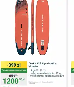 ERLI Deska SUP Aqua Marina Monster oferta