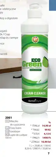 BetterStyle Mleczko do czyszczenia Eco Green oferta