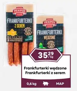Dantex Frankfurterki wędzone, Frankfurterki z serem oferta