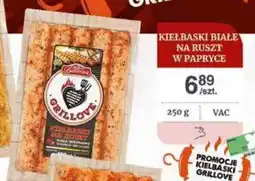 Dantex Kiełbaski białe na ruszt w papryce Grillove oferta