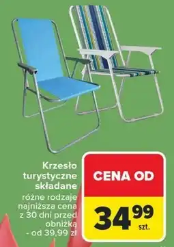 Carrefour Krzesło turystyczne oferta