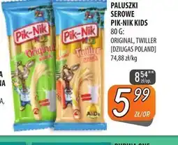 Społem Szczecin Paluszki serowe Dziugas oferta