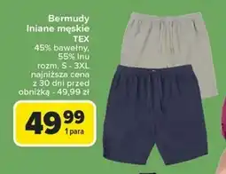 Carrefour Bermudy męskie TEX oferta