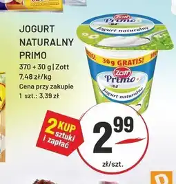 Sedal Jogurt naturalny Zott oferta