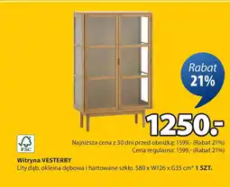 JYSK Witryna VESTERBY oferta