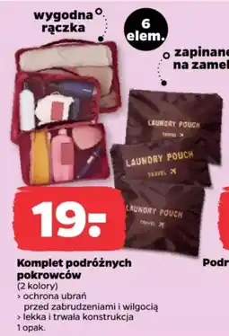 Netto Komplet podróżnych pokrowców oferta