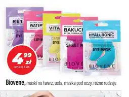 Apteka Cosmedica Biovene, maski na twarz, usta, maska pod oczy oferta