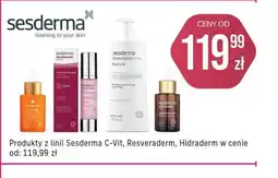 Apteka Cosmedica Produkty z linii Sesderma C-Vit, Resveraderm, Hidraderm oferta