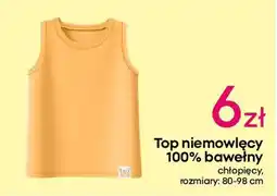 Pepco Top niemowlęcy 100% bawełny oferta