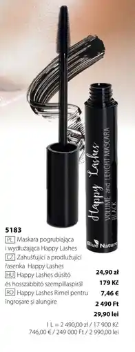 BetterStyle Maskara pogrubiająca i wydłużająca Happy Lashes oferta