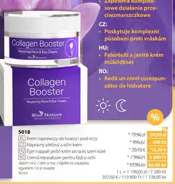 BetterStyle Krem naprawczy do twarzy i pod oczy Blue Nature Collagen Booster oferta
