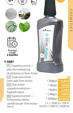 BetterStyle Płyn do płukania ust Silver Action oferta