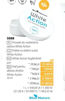 BetterStyle Proszek do wybielania zębów White Action oferta