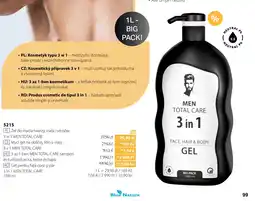 BetterStyle Zel do mycia twarzy, ciała i włosów 3 w 1 MEN TOTAL CARE oferta