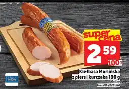 Topaz Kiełbasa Morlińska z piersi kurczaka 100g Morliny oferta