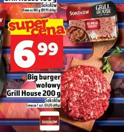 Topaz Big burger wołowy Grill House 200g Sokołów oferta