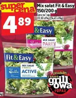 Topaz Mix sałat Fit & Easy 150/200g oferta