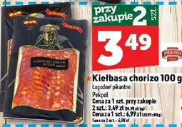 Topaz Kiełbasa chorizo 100 g Łagodnie pikantne oferta