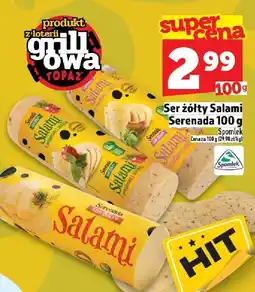 Topaz Ser żółty Salami Serenada 100 g oferta