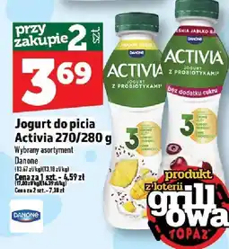 Topaz Jogurt do picia Activia 270/280 g oferta