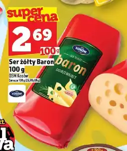Topaz Ser żółty Baron 100g OSM Kosów oferta