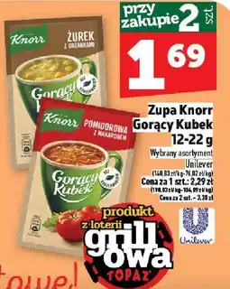 Topaz Zupa Knorr Gorący Kubek 12-22 g Unilever oferta
