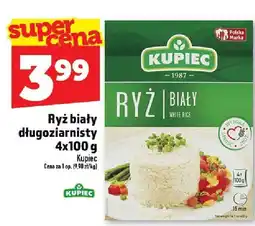 Topaz Ryż biały długoziarnisty 4x100 g Kupiec oferta