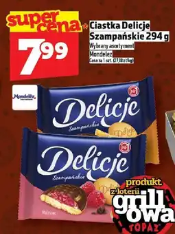 Topaz Ciastka Delicje Szampańskie 294g Mondelez oferta