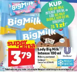 Topaz Lody Big Milk Intense 100ml Unilever oferta
