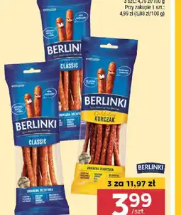 Stokrotka Kabanosy Berlinki z kurczaka oferta