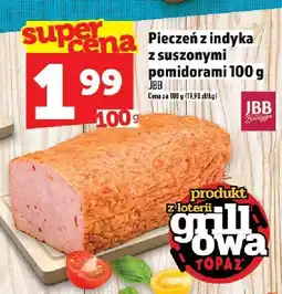 Topaz Pieczęń z indyka z suszonymi pomidorami 100 g JBB oferta
