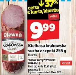 Topaz Kiełbasa krakowska sucha z szynki 255 g Olewnik oferta