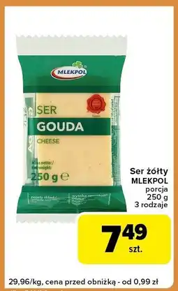 Carrefour Express Ser żółty MLEKPOL oferta
