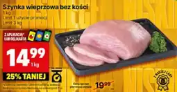 Delikatesy Centrum Szynka wieprzowa bez kości 1kg Delikatesy Centrum oferta