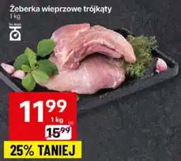 Delikatesy Centrum Żeberka wieprzowe trójkąty 1kg Delikatesy Centrum oferta