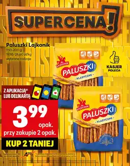Delikatesy Centrum Paluszki Lajkonik 150-200g oferta