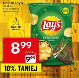 Delikatesy Centrum Chipsy Lay's 190-200g oferta