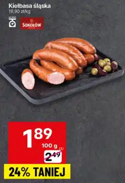 Delikatesy Centrum Kiełbasa śląska 100g Sokołów oferta