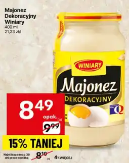 Delikatesy Centrum Majonez Dekoracyjny Winiary 400ml oferta