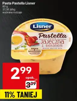 Delikatesy Centrum Pasta Pastella jajeczna z bekonem Lisner 80g oferta